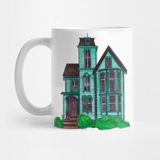 Watercolor - Brooklyn house Mug